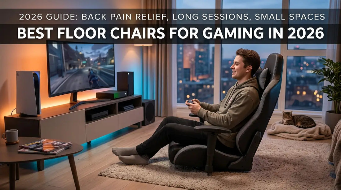 Best Floor Chairs for Gaming in 2026: What Actually Works for Long Sessions, Small Spaces & Back Pain Relief