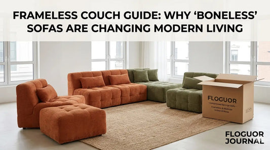 Frameless Couch Guide: Why "Boneless" Sofas Are Changing Modern Living
