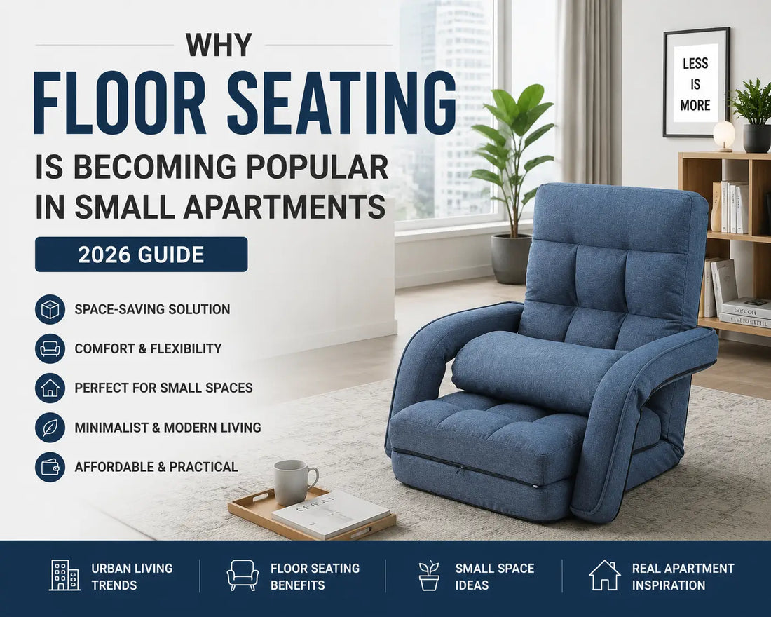 Why Floor Seating Is Becoming Popular in Small Apartments
