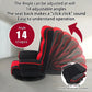 Swivel Adjustable Floor Chair with Armrests