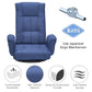 360° Swivel Floor Chair with 14 Reclining Positions – Linen Fabric