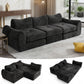 FLOGUOR 102" Modular Boneless Couch – Convertible Sofa Bed with Deep Seat & Cloud-Like Comfort