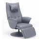 Swivel Recliner Chair with Footrest & High Back