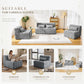 Modular Boneless Cloud Couch – Comfy Floor Sofa for Living Room, Apartment & Small Spaces