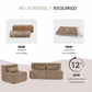 Modular Boneless Cloud Couch – Comfy Floor Sofa for Living Room, Apartment & Small Spaces