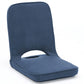 Blue FLOGUOR adjustable corduroy floor chair
