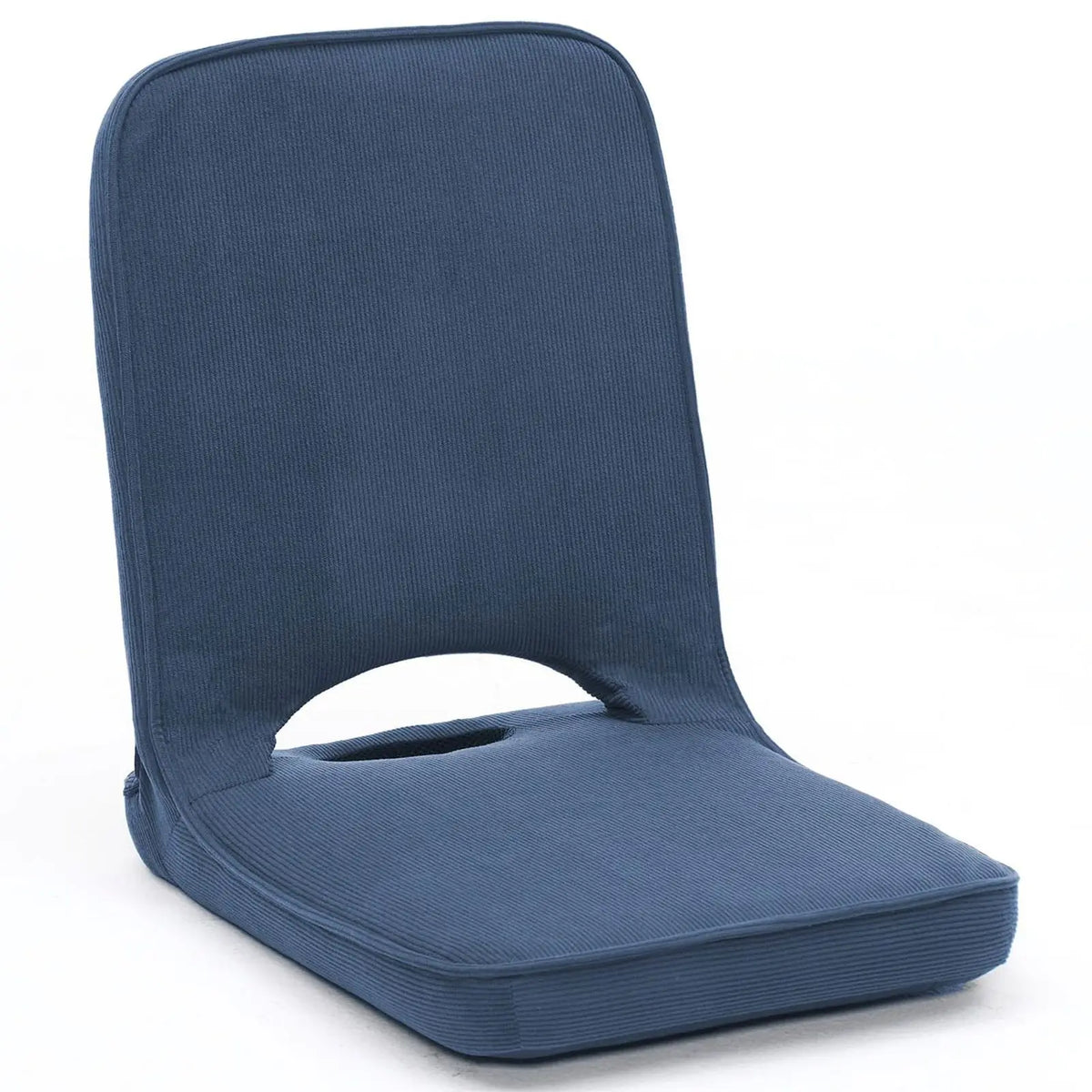Blue FLOGUOR adjustable corduroy floor chair
