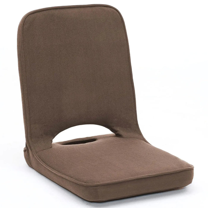 Adjustable Corduroy Floor Chair for Gaming & Meditation