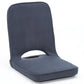 Gray FLOGUOR adjustable corduroy floor chair