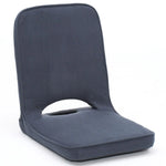 Gray FLOGUOR adjustable corduroy floor chair
