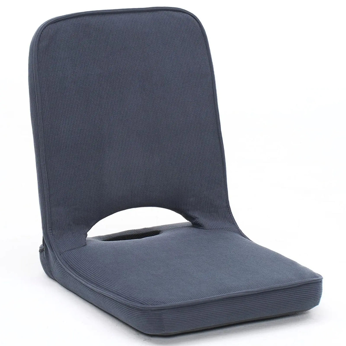 Gray FLOGUOR adjustable corduroy floor chair