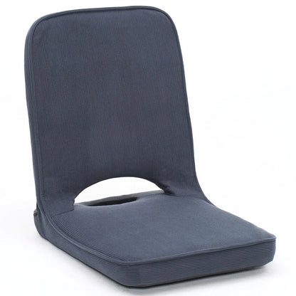 Gray FLOGUOR adjustable corduroy floor chair