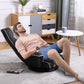 Swivel Adjustable Floor Chair with Armrests
