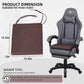 Soft D-Shaped Chair Cushions (Set of 2) Thick Seat Pads with Ties & Removable Cover