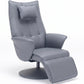 Swivel Recliner Chair with Footrest & High Back