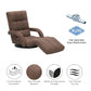 360° Swivel Floor Chair with 14 Reclining Positions & Footrest