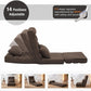 14-Position Adjustable Wide-Seat Floor Chair with Pillow – Folding Floor Lounger for Gaming, Reading & Relaxing