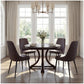 布張りサイドチェア フェイクレザー モダンダイニング＆キッチン用座席
