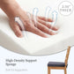 Soft D-Shaped Chair Cushions (Set of 2) Thick Seat Pads with Ties & Removable Cover