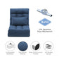 14-Position Adjustable Wide-Seat Floor Chair with Pillow – Folding Floor Lounger for Gaming, Reading & Relaxing