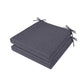 Soft D-Shaped Chair Cushions (Set of 2) Thick Seat Pads with Ties & Removable Cover