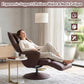 Swivel Recliner Chair with Footrest & High Back