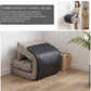14-Position Adjustable Wide-Seat Floor Chair with Pillow – Folding Floor Lounger for Gaming, Reading & Relaxing
