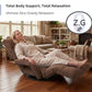 360° Swivel Floor Chair with 14 Reclining Positions & Footrest
