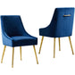 Luxury Velvet Chairs with Gold Metal Legs, Beige High-Back Design – Perfect for Dining Room, Kitchen, or Vanity