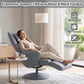 Swivel Recliner Chair with Footrest & High Back