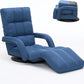 360° Swivel Floor Chair with 14 Reclining Positions & Footrest