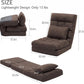 14-Position Adjustable Wide-Seat Floor Chair with Pillow – Folding Floor Lounger for Gaming, Reading & Relaxing