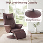 Swivel Recliner Chair with Footrest & High Back
