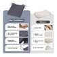 Soft D-Shaped Chair Cushions (Set of 2) Thick Seat Pads with Ties & Removable Cover