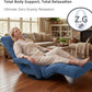 360° Swivel Floor Chair with 14 Reclining Positions & Footrest