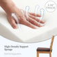 Soft D-Shaped Chair Cushions (Set of 2) Thick Seat Pads with Ties & Removable Cover