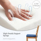 Soft D-Shaped Chair Cushions (Set of 2) Thick Seat Pads with Ties & Removable Cover