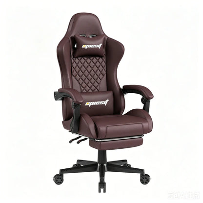 Ergonomic Gaming Chair with Pocket Spring Cushion PU Leather Office Chair