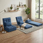 14-Position Adjustable Wide-Seat Floor Chair with Pillow – Folding Floor Lounger for Gaming, Reading & Relaxing