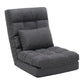 14-Position Adjustable Wide-Seat Floor Chair with Pillow – Folding Floor Lounger for Gaming, Reading & Relaxing