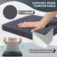 Soft D-Shaped Chair Cushions (Set of 2) Thick Seat Pads with Ties & Removable Cover