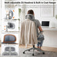 Ergonomic Mesh Office Chair High Back Desk Chair with Adjustable Headrest & Lumbar Support, Flip-Up Armrests