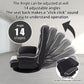 Swivel Adjustable Floor Chair with Armrests