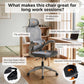 Ergonomic Mesh Office Chair High Back Desk Chair with Adjustable Headrest & Lumbar Support, Flip-Up Armrests