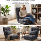 14-Position Adjustable Wide-Seat Floor Chair with Pillow – Folding Floor Lounger for Gaming, Reading & Relaxing