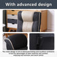 Swivel Adjustable Floor Chair with Armrests