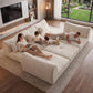 FLOGUOR 102" Modular Boneless Couch – Convertible Sofa Bed with Deep Seat & Cloud-Like Comfort