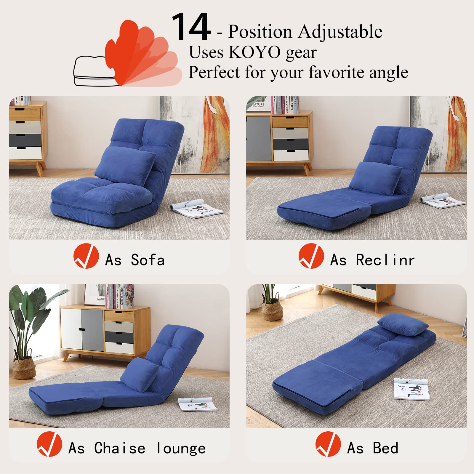 floor chair for girls women, comfortable floor chair for adults