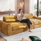 FLOGUOR 102" Modular Boneless Couch – Convertible Sofa Bed with Deep Seat & Cloud-Like Comfort