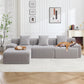 Cloud-like modular sofa